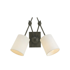 Compass Black Wall Sconce
