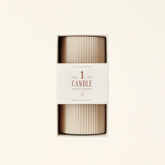 3x6 Fluted Pillar Candle