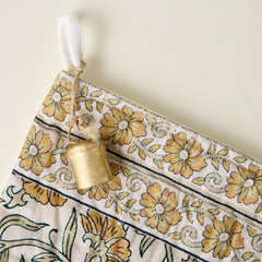 Block Print Stocking with Bell