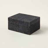 Blue Raffia & Chambray Box