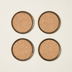Brass Coasters - Set of 4
