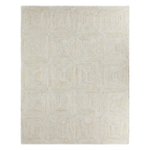 Bleached Diamond Jute Rug
