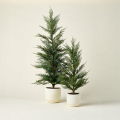 Faux Evergreen Cedar Tree