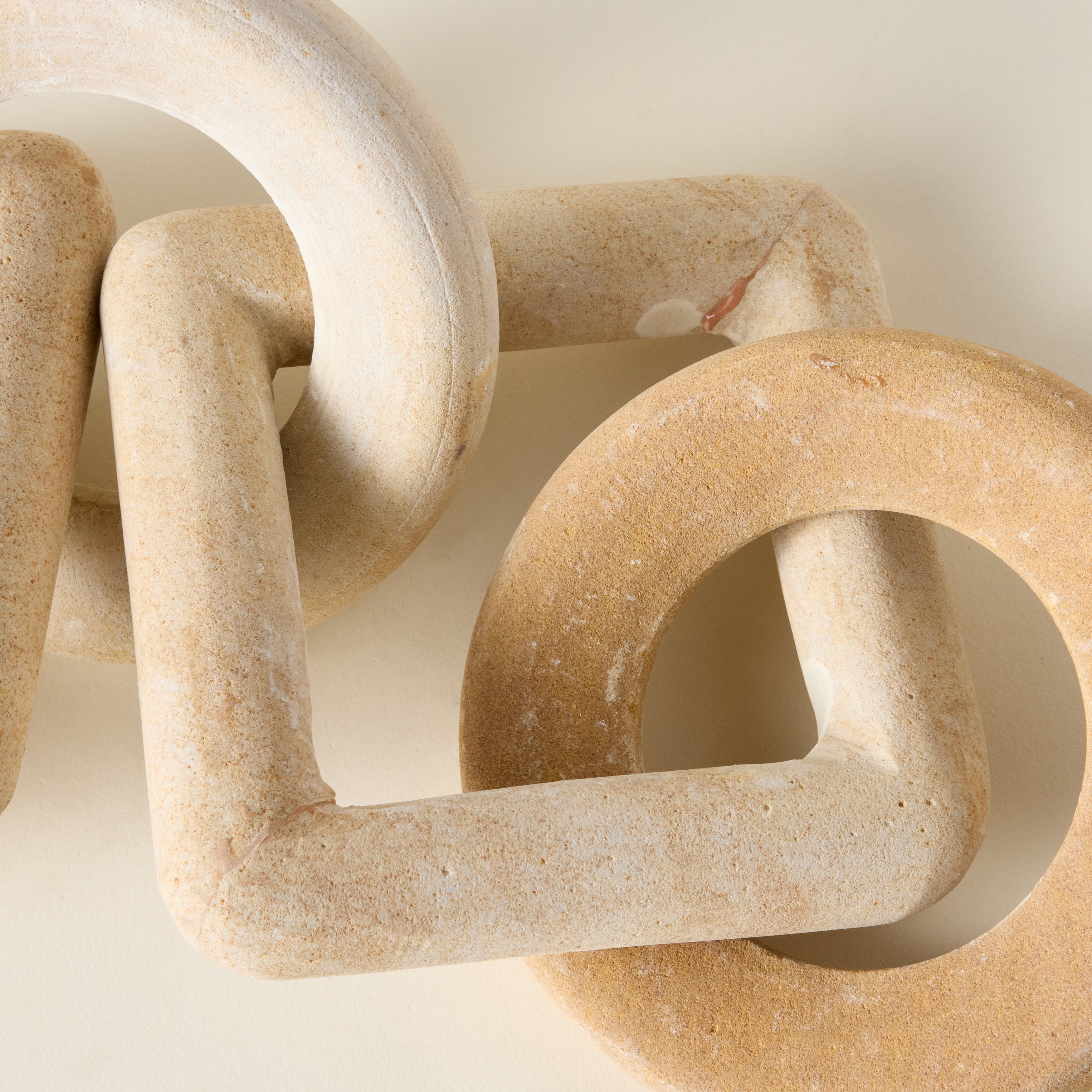 Carved Sandstone Chain Décor