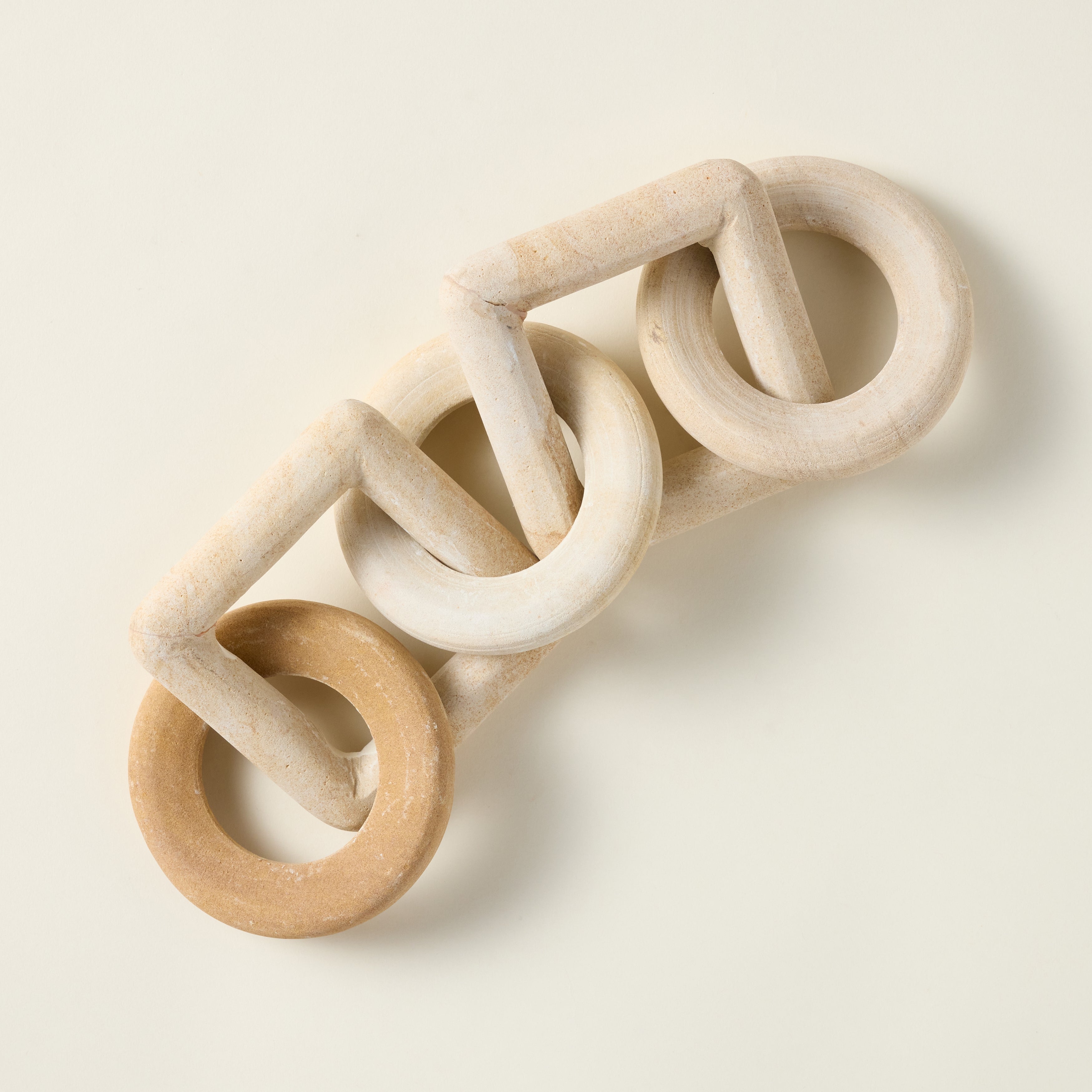 Carved Sandstone Chain Décor