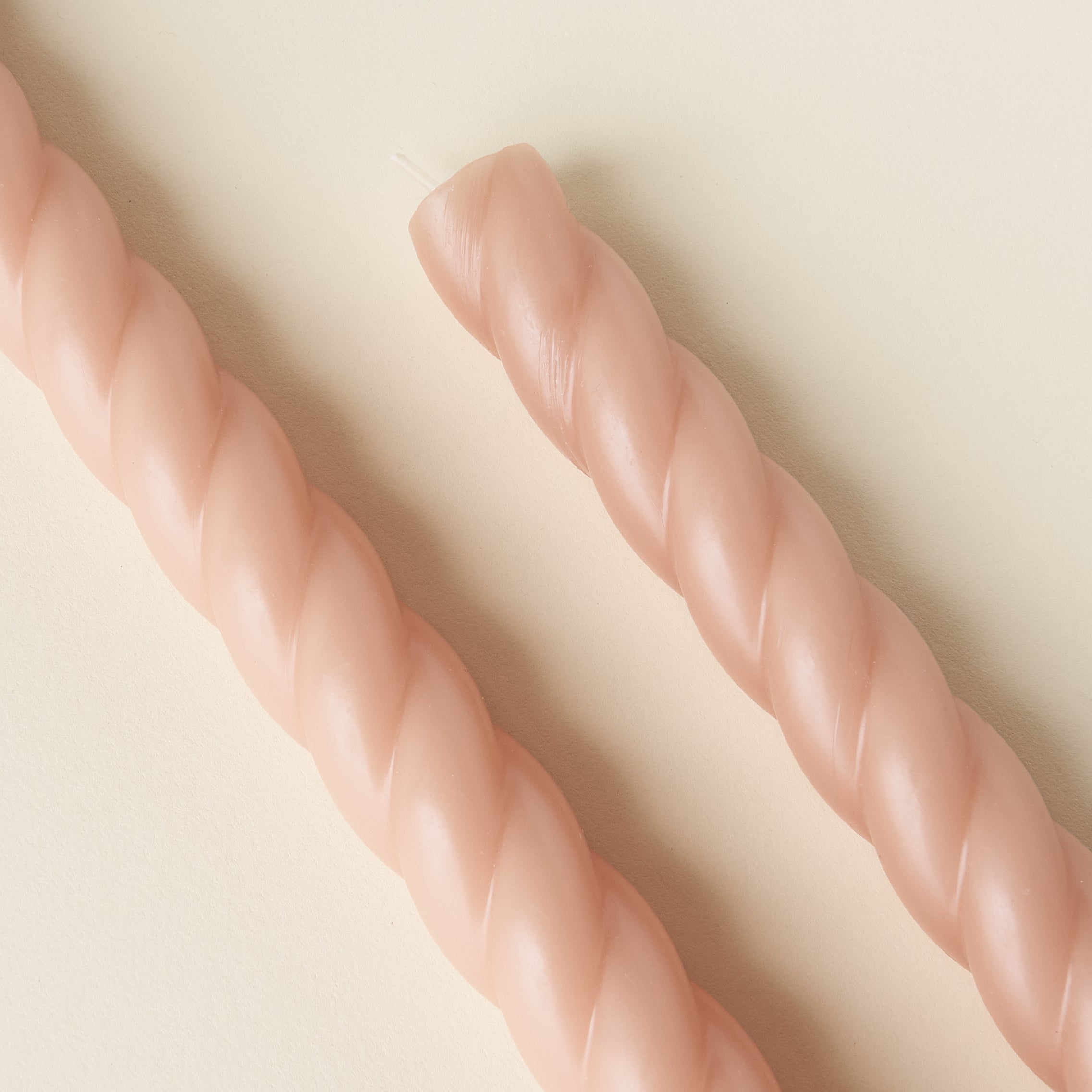 18" Twisted Taper Candles - Set of 2