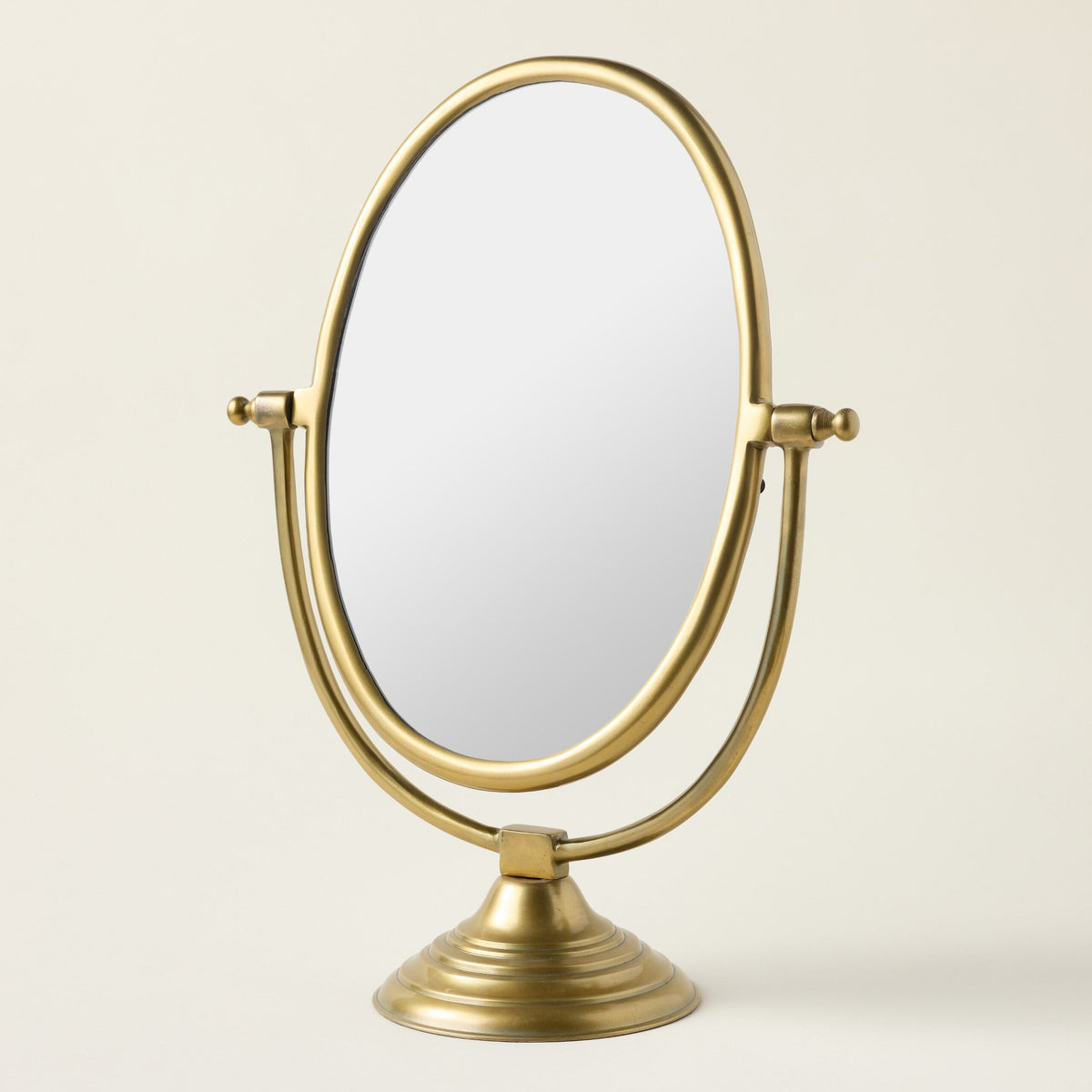 Antique Brass Mirror