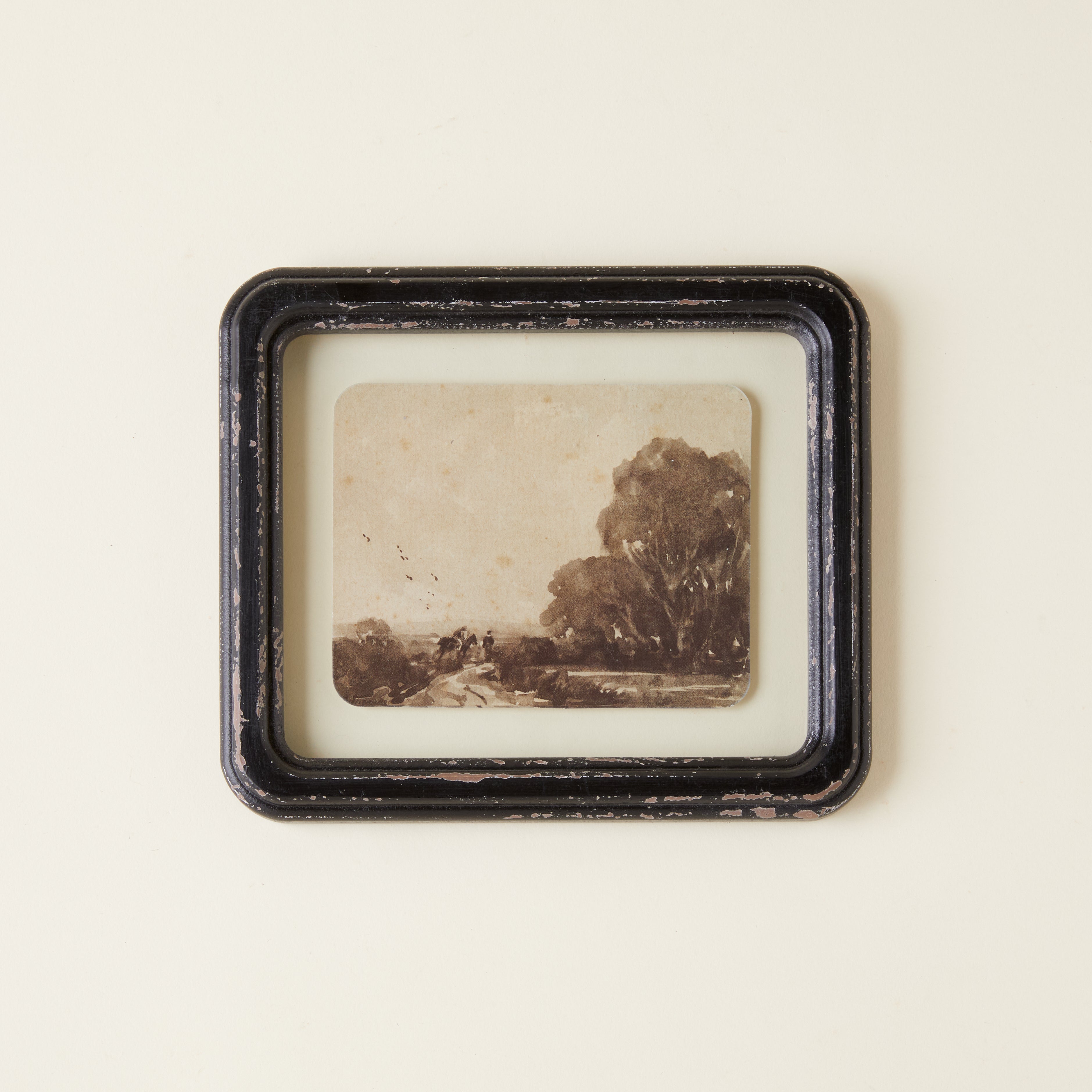 Antique Landscape Framed Wall Decor