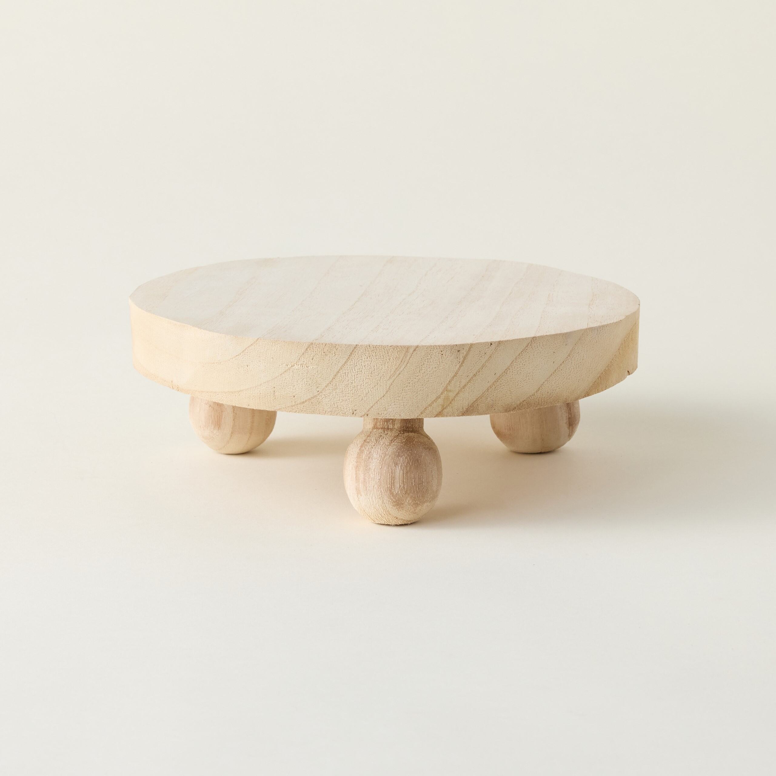 Ball Feet Wooden Riser