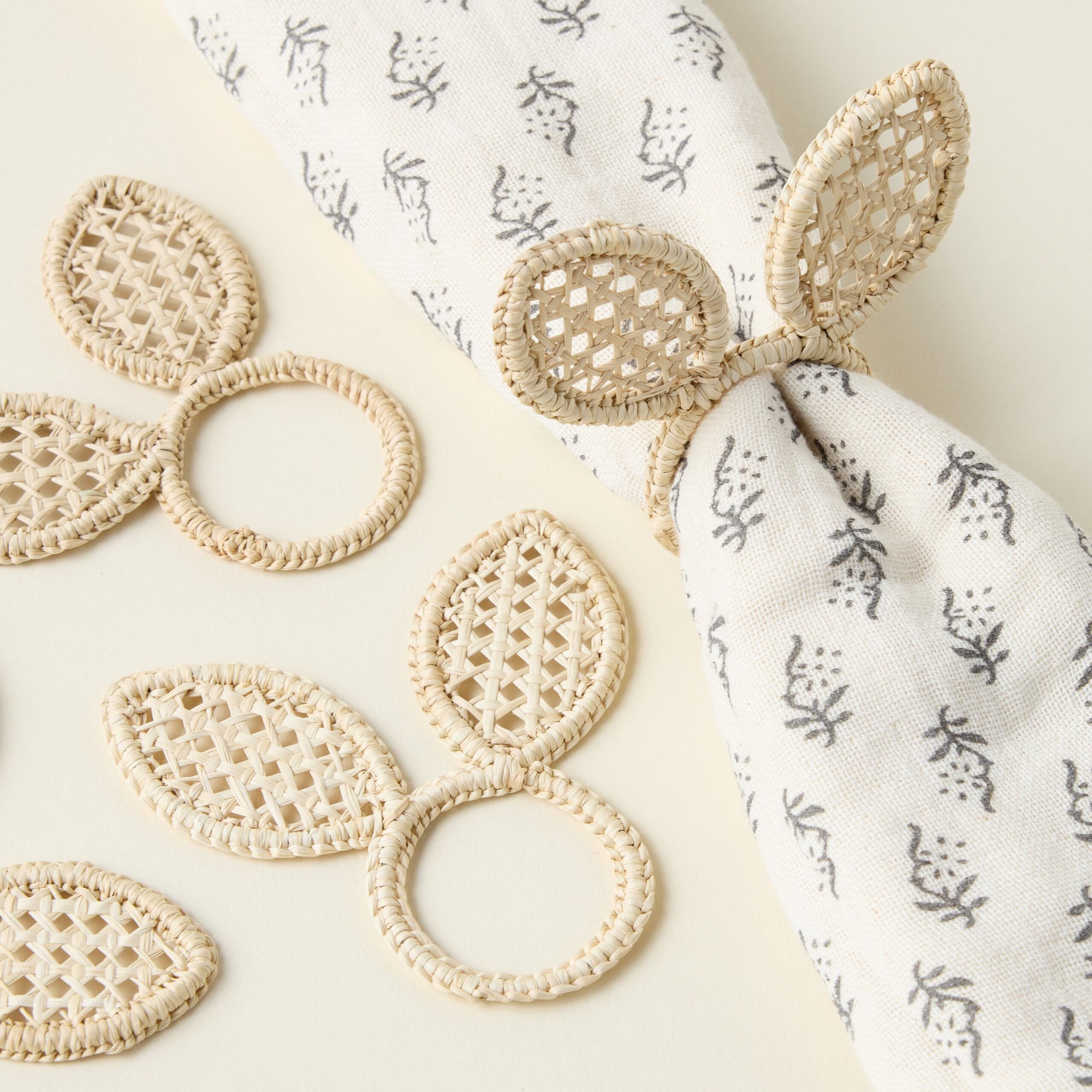 Bunny Ear Napkin Ring - Set of 4