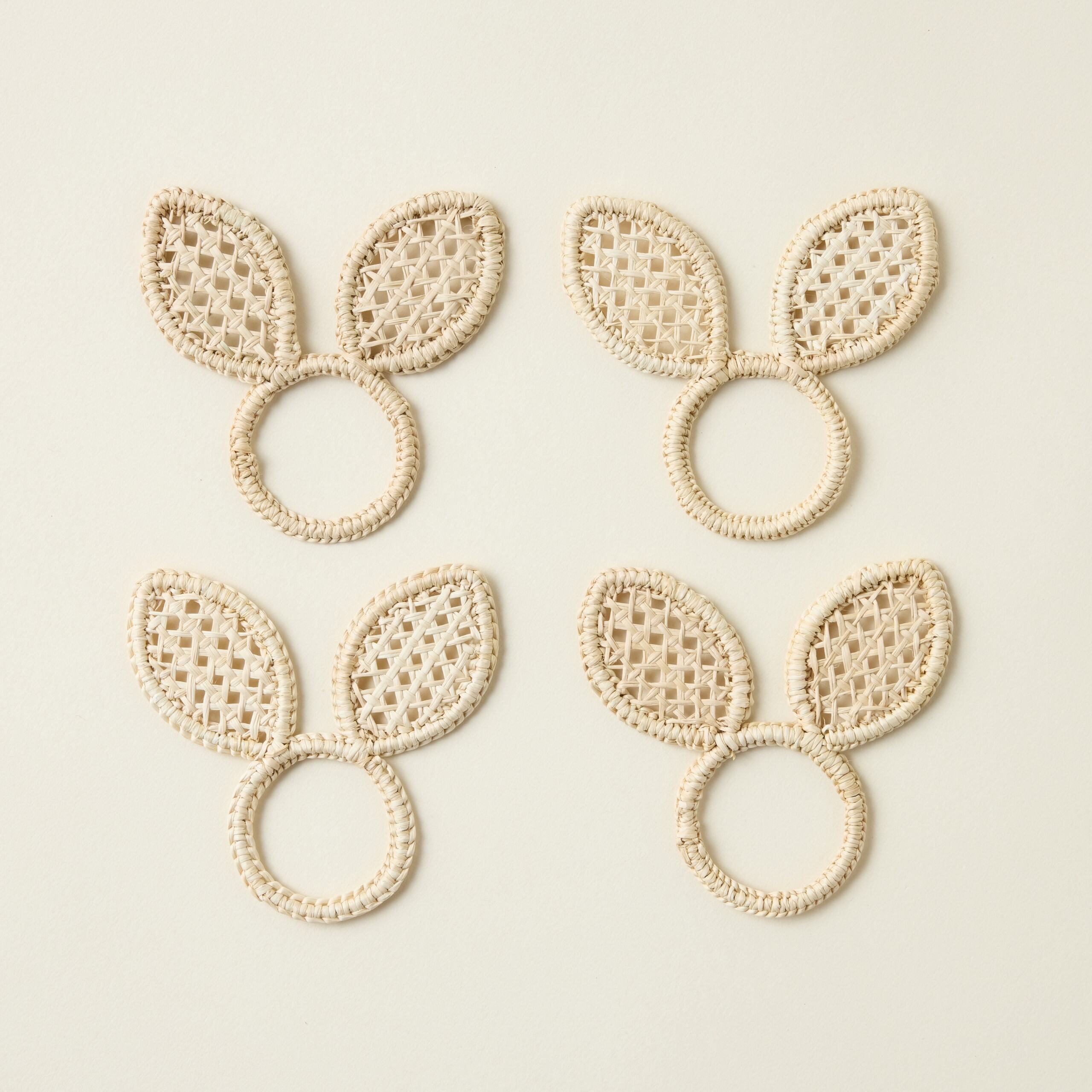 Bunny Ear Napkin Ring - Set of 4