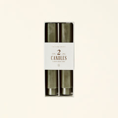 6" Hexagon Taper Candles - Set of 2