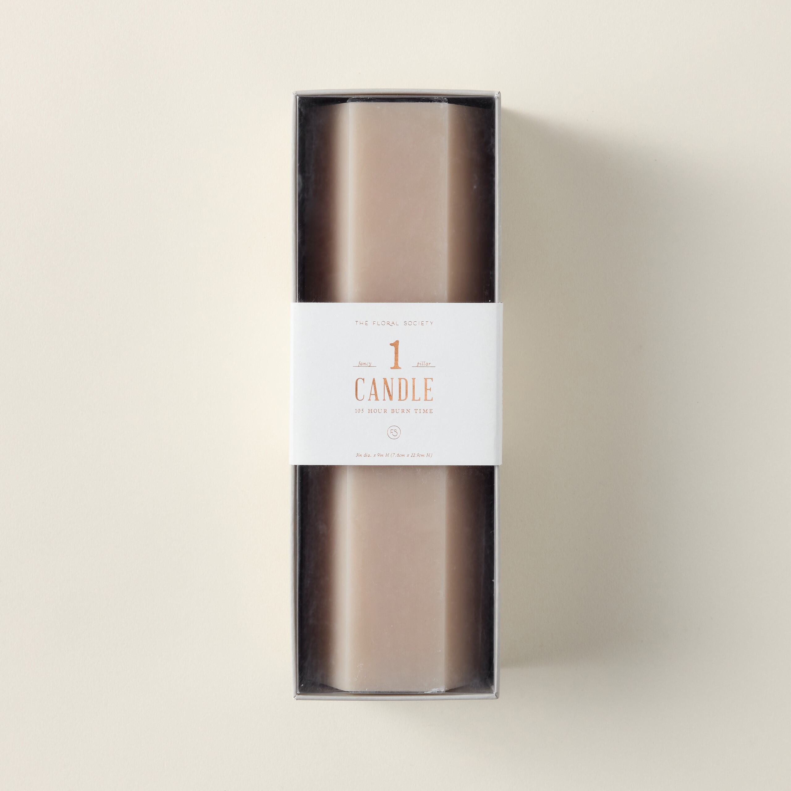 Hexagon Pillar Candle