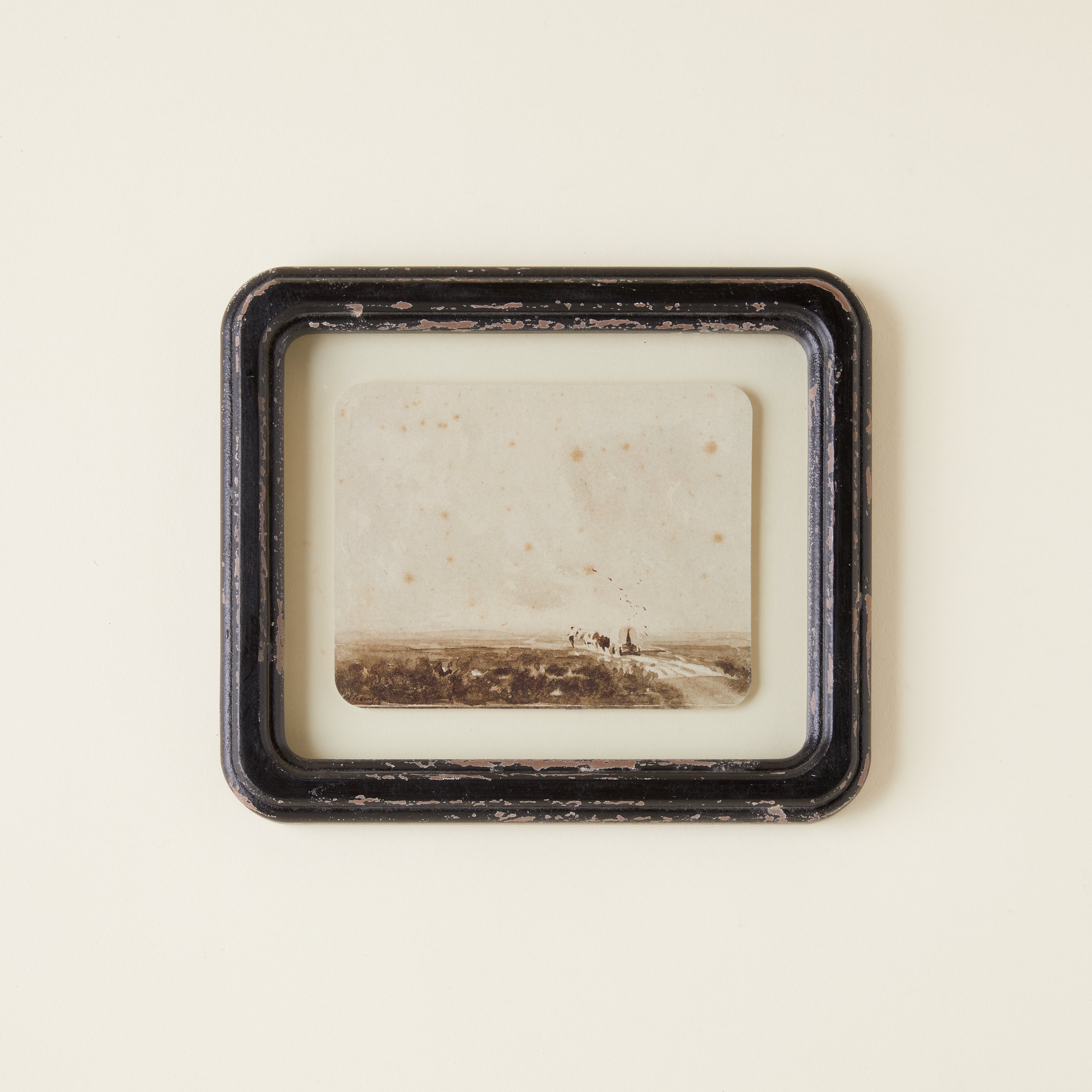 Antique Landscape Framed Wall Decor