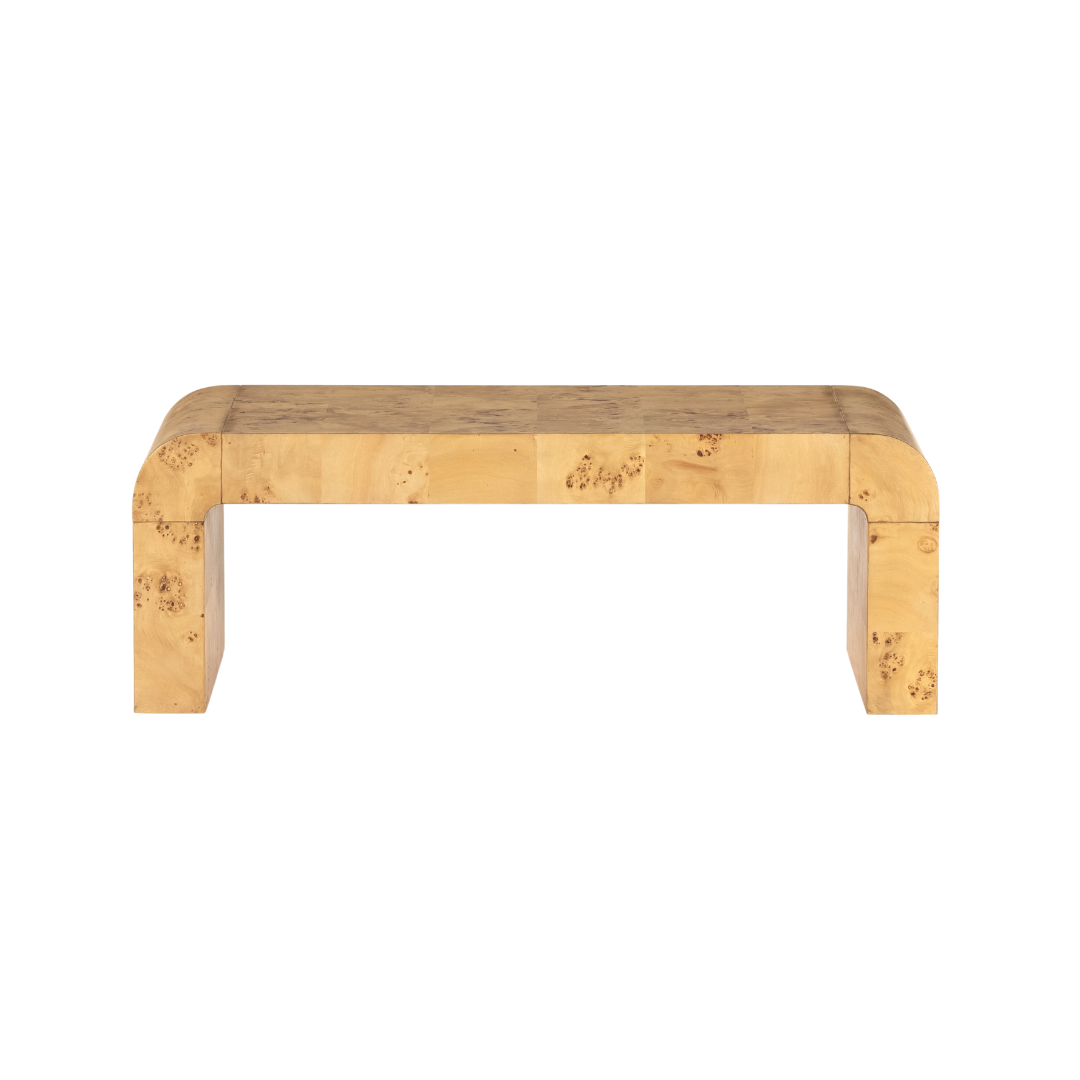 Burled Wood Coffee Table