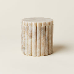 Beige Marble Canister