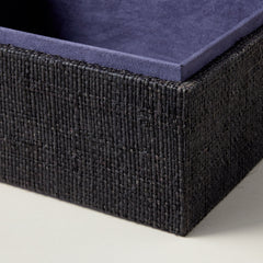 Blue Raffia & Chambray Box