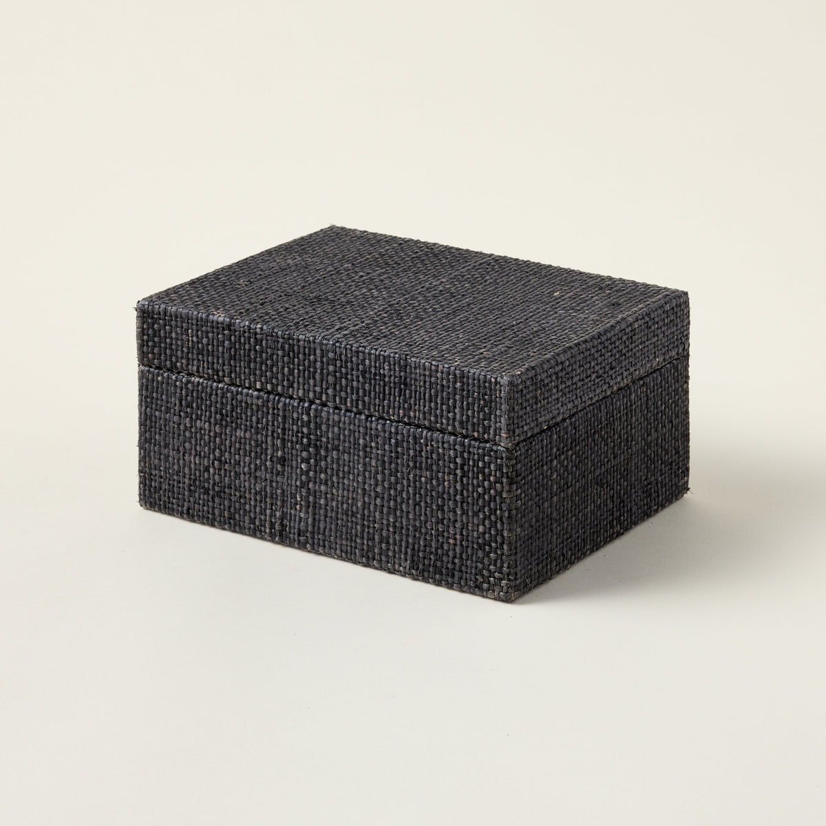 Blue Raffia & Chambray Box