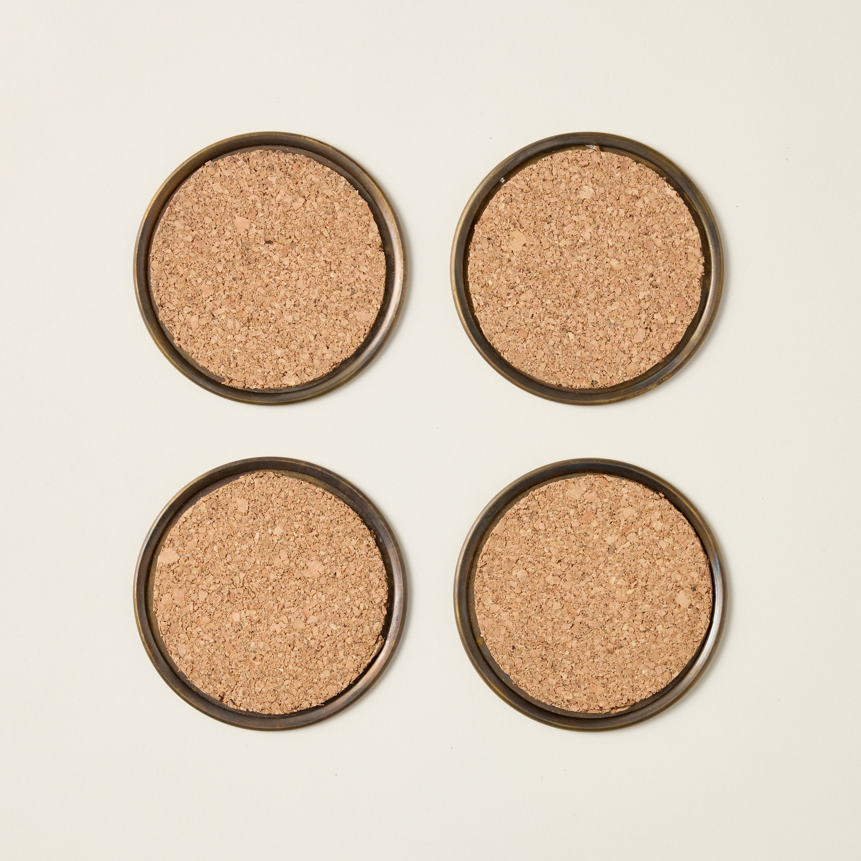 Brass Coasters - Set of 4