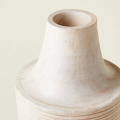 Carved Mango Wood Vase