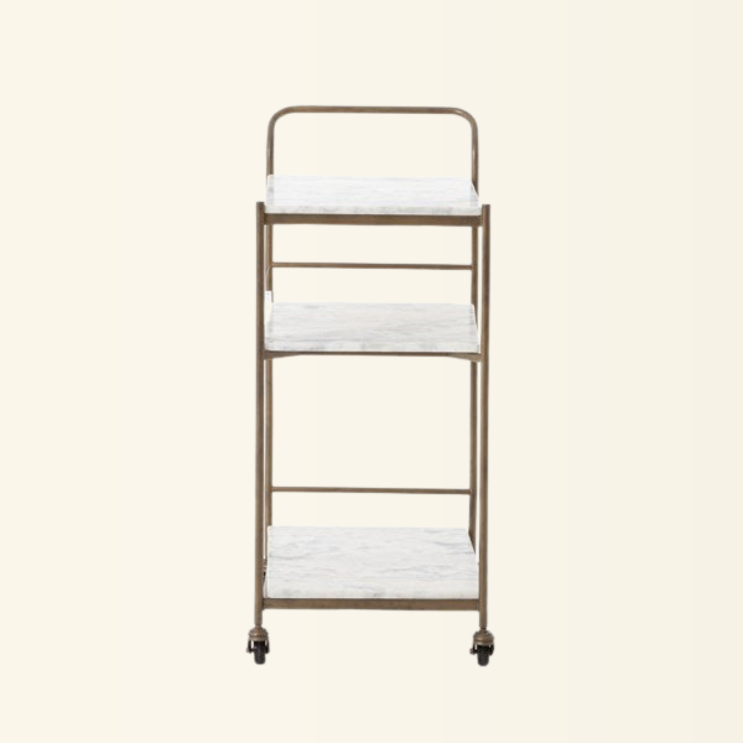 Cassandra Bar Cart - Rectangular