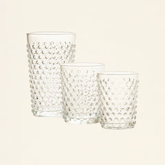 Clear Dotted Drinkware Collection