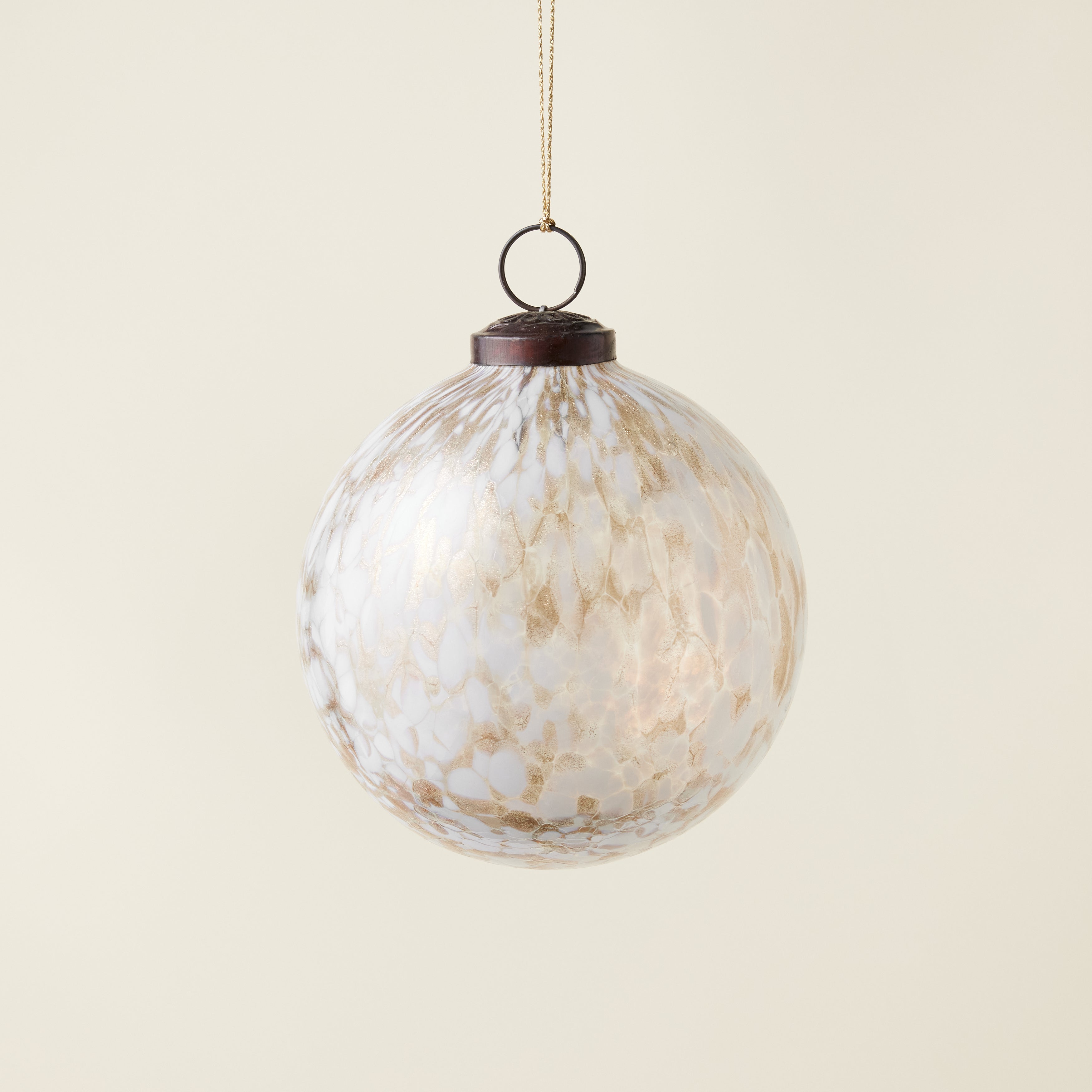 Confetti Glass Ball Ornament