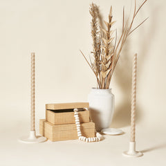 18" Twisted Taper Candles - Set of 2