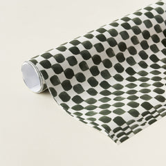 Green Checker Wrapping Paper
