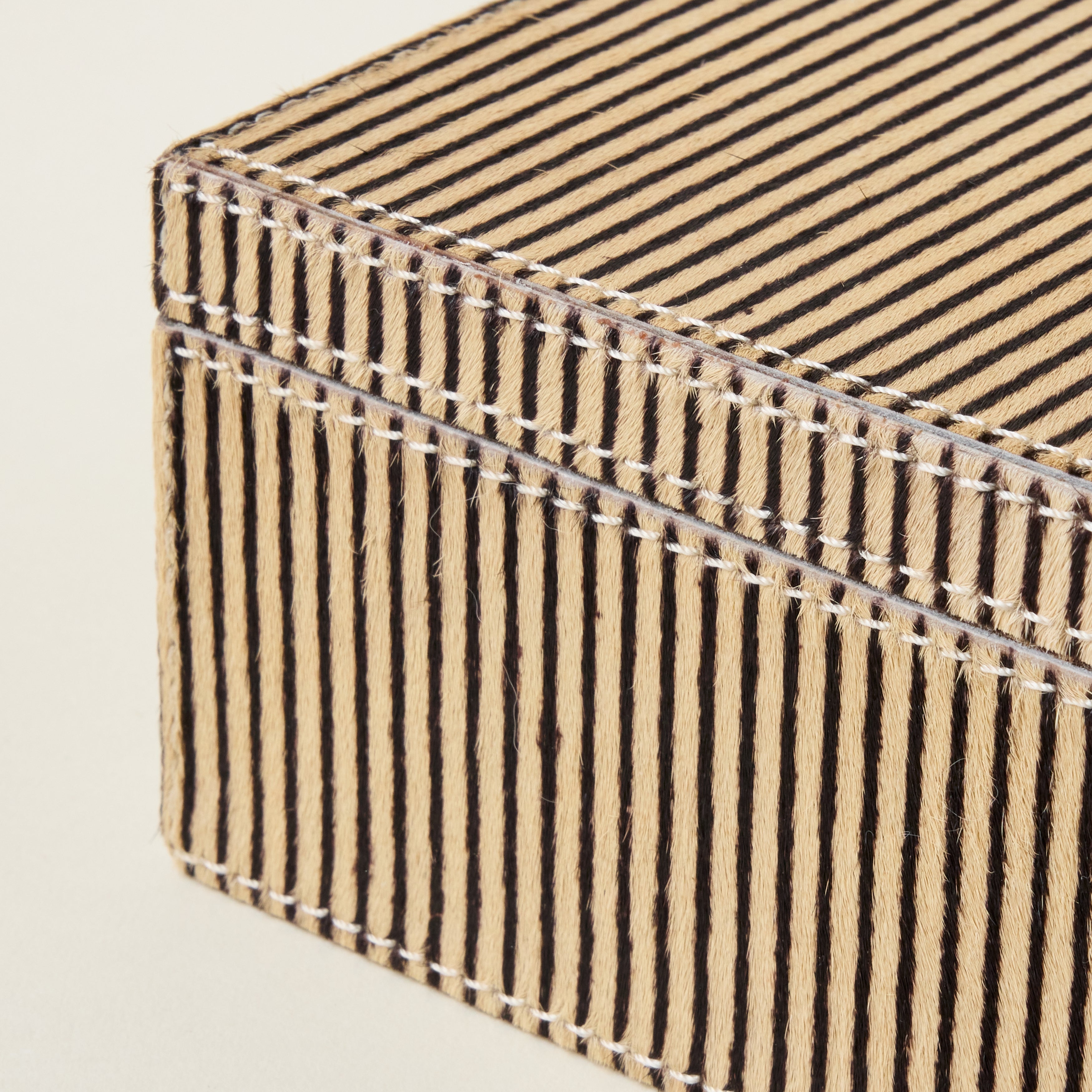Hair on Hide Leather Box
