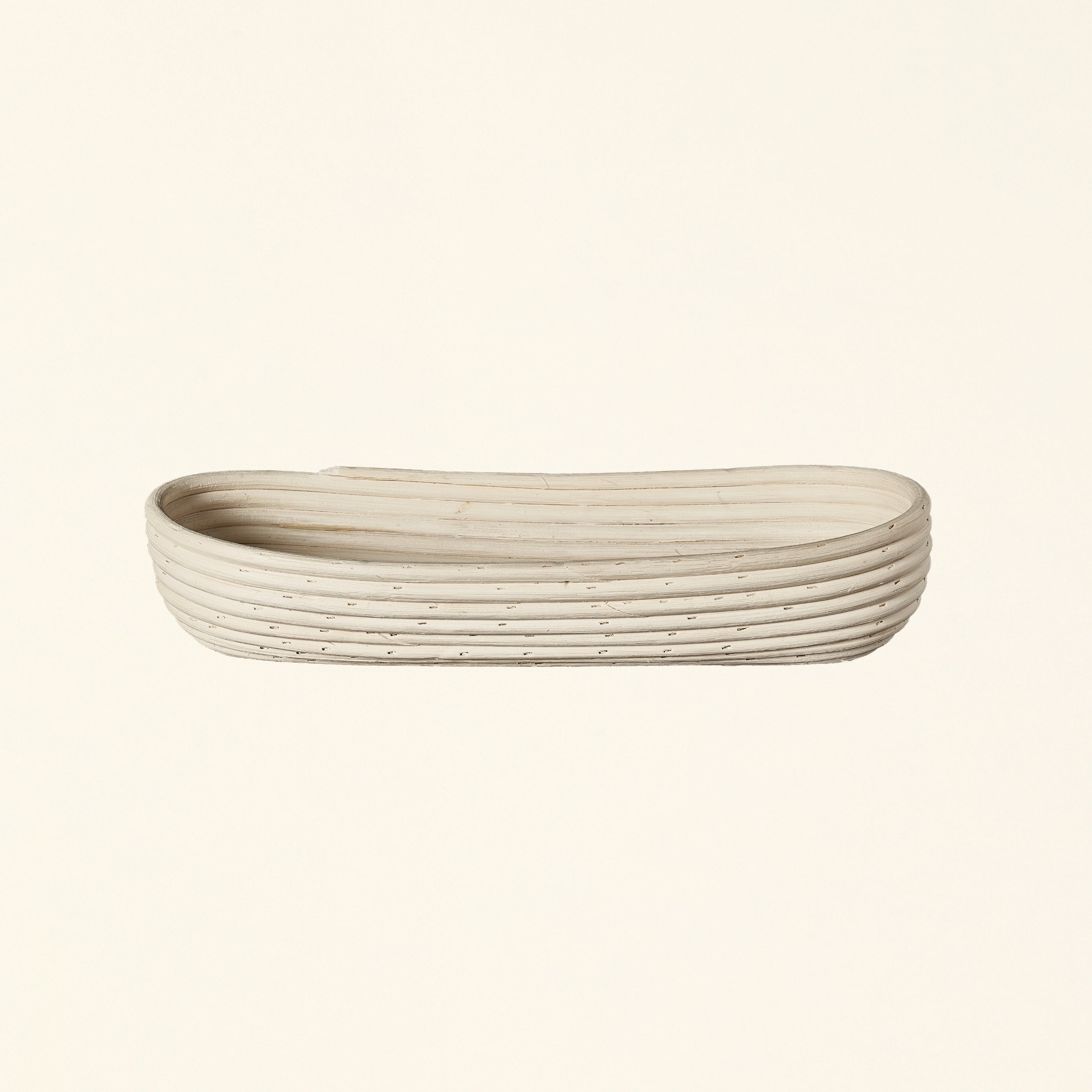 Hand-Woven Rattan Baguette Basket