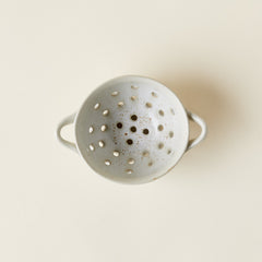 Handled Stoneware Berry Bowl