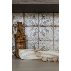 Hand-Woven Rattan Baguette Basket