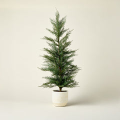 Faux Evergreen Cedar Tree