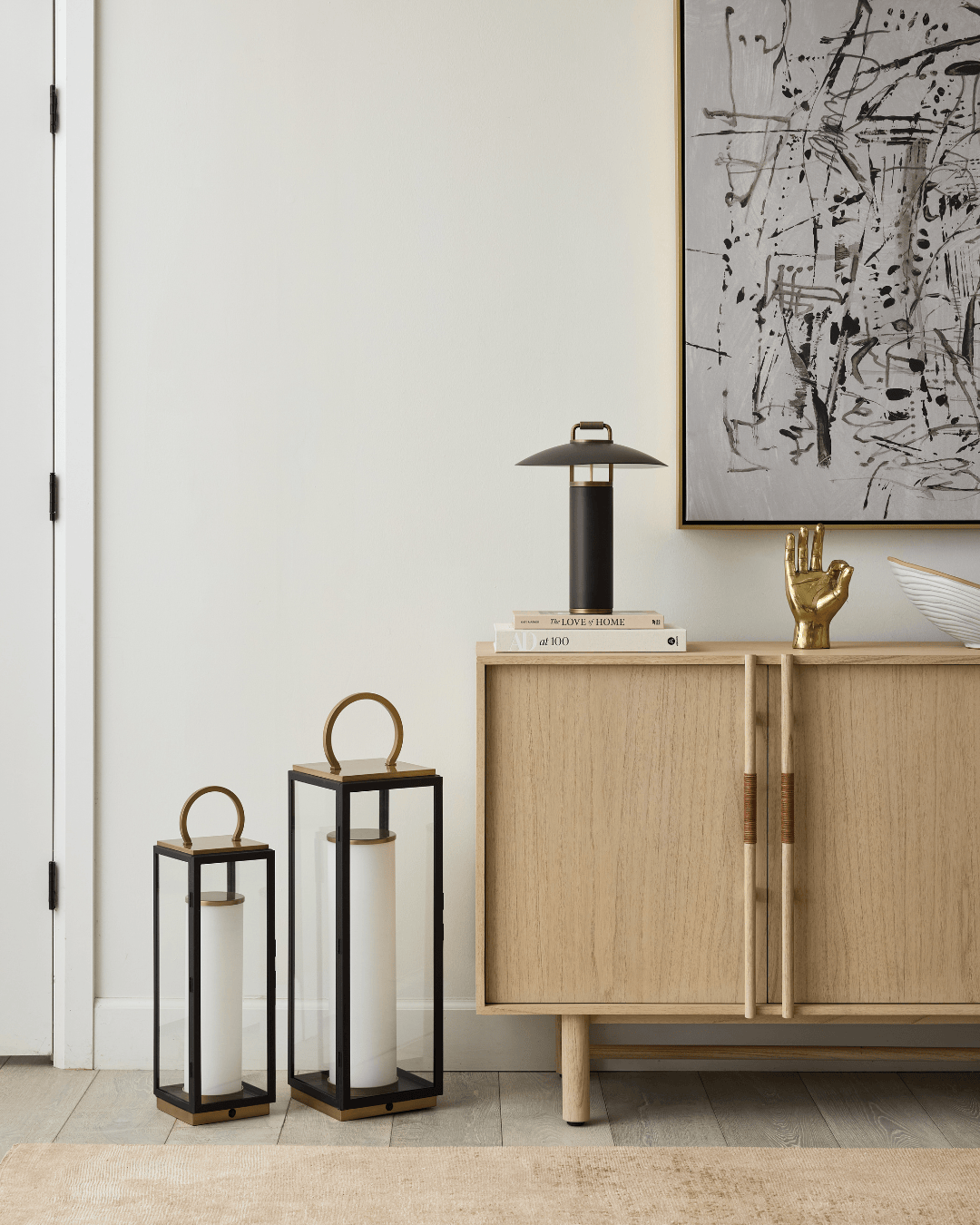 Gareth Exterior Rechargeable Table Lamp