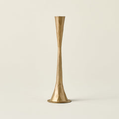 Hand-Forged Antique Brass Taper Holder