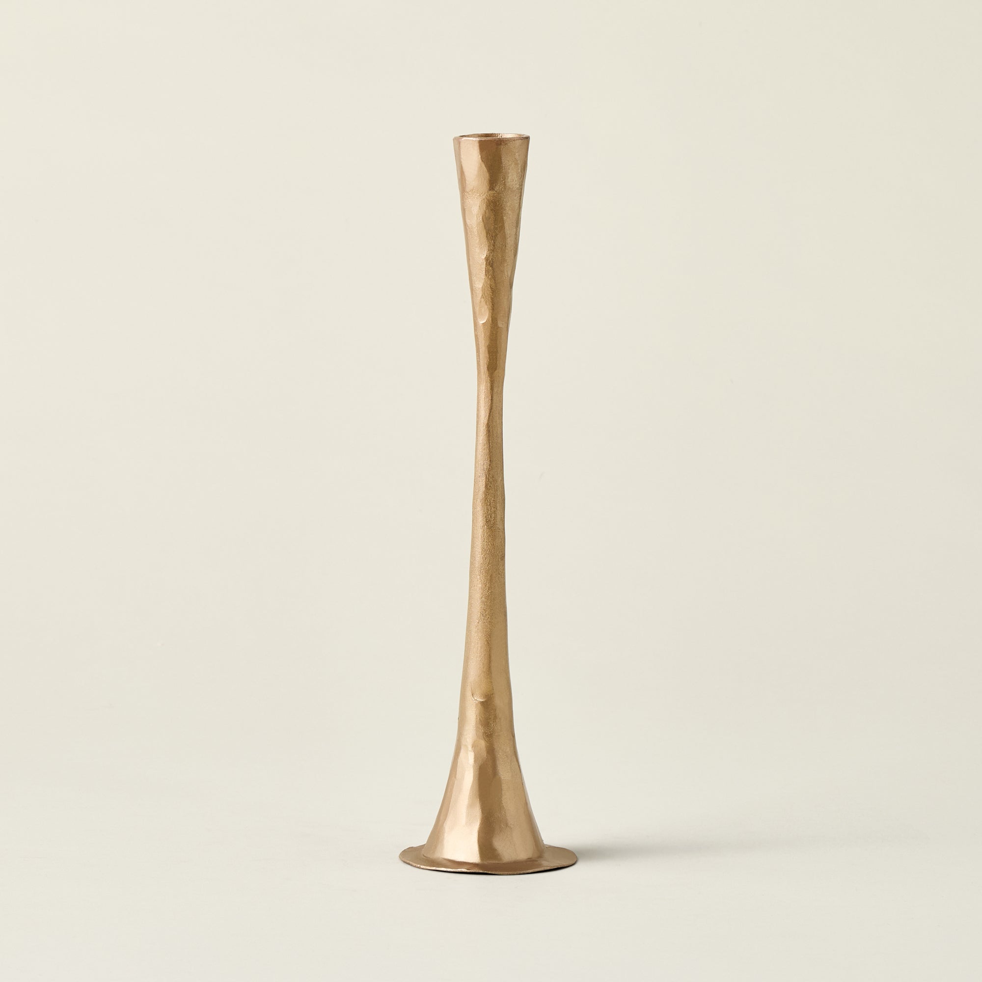 Hand-Forged Antique Brass Taper Holder