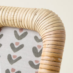 Curved Rattan Photo Frame